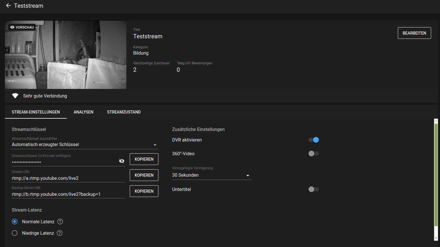 Yt stream